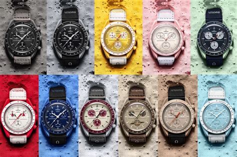 swatch moon collection.